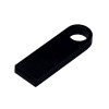 USB 2.0-флешка на 64 Гб с мини чипом и круглым отверстием, черный