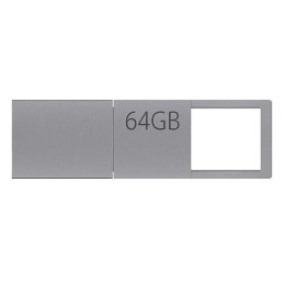 USB 3.0-флешка на 64 Гб с разъемами USB-A и Type-C, серебристый