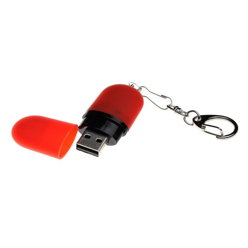 Флешка Goutte Soft-touch на 8 Гб, красный