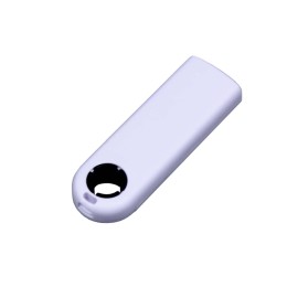 USB-флешка промо на 32 Гб прямоугольной формы, выдвижной механизм, черный
