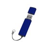 Флеш-карта USB 2.0 16 Gb металлическая с колпачком "Borgir", темно-синий