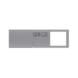 USB 3.0-флешка на 128 Гб с разъемами USB-A и Type-C, серебристый