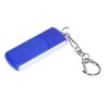 Флешка промо прямоугольной формы, выдвижной механизм, 64 Гб, синий