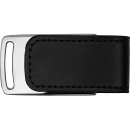 Флеш-карта USB 2.0 16 Gb с магнитным замком "Vigo", черный/серебристый