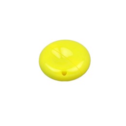 Флешка промо круглой формы, 8 Гб, желтый