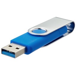USB3.0/USB Type-C флешка на 16 Гб «Квебек C», синий