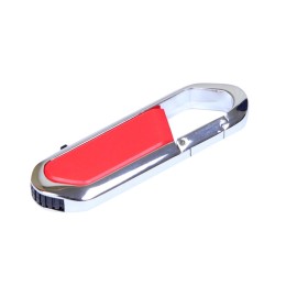 Флешка в виде карабина, 64 Гб, красный/серебристый