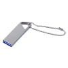 USB 2.0-флешка на 32 Гб с мини чипом, компактный дизайн, отверстие треугольной формы для цепочки