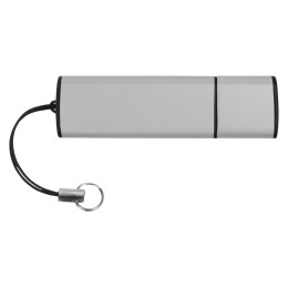 Флеш-карта USB 2.0 16 Gb металлическая с колпачком "Borgir", стальной