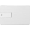 Флеш-карта USB 2.0 16 Gb в виде металлической карты "Card Metal", серебристый