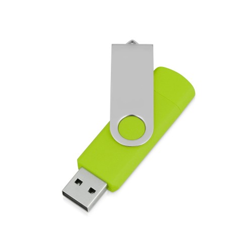 USB/micro USB-флешка 2.0 на 16 Гб «Квебек OTG», зеленое яблоко