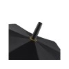 Зонт-трость 1159 Double face полуавтомат, черный/золотистый