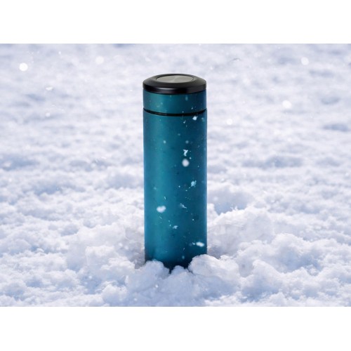 Термос «Confident» с покрытием soft-touch 420мл, индиго