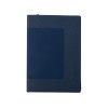 Бизнес блокнот "Supreme" с вставкой из софт-тача, гибкая обложка, 128 листов, синий