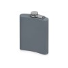 Фляжка 240 мл Remarque soft touch, 304 сталь, серый