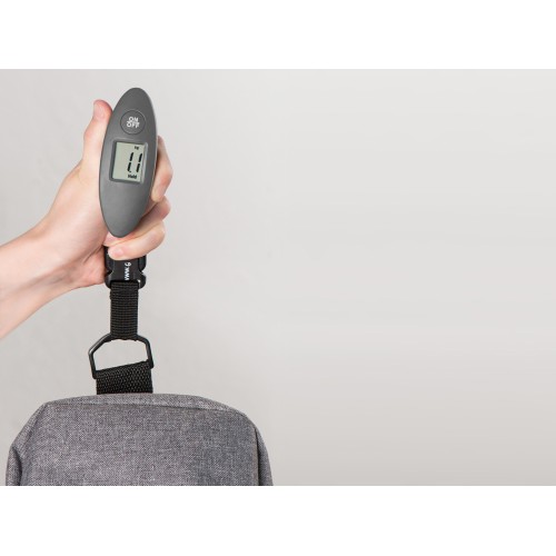 Багажные весы с покрытием soft touch «Gravity», серый