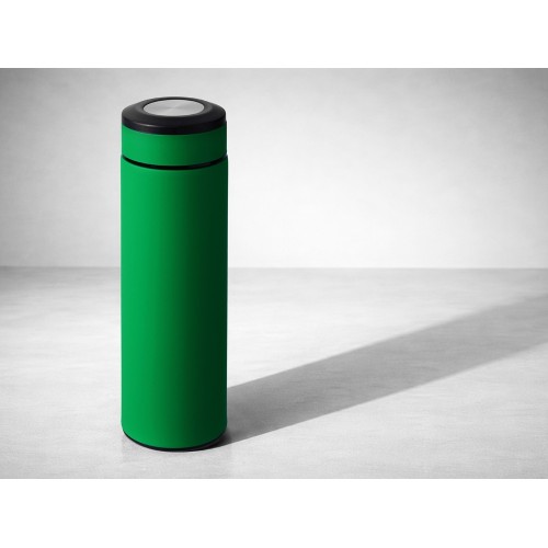 Термос «Confident» с покрытием soft-touch 420мл, зеленый