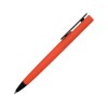Ручка пластиковая soft-touch шариковая «Taper», красный/черный