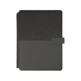 Папка для документов “Kadeo” с блокнотом, темно-серый (Р)