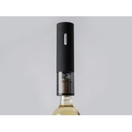 Электрический штопор Corkoff для винных бутылок с покрытием софт тач, черный