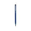 Ручка металлическая шариковая "Атриум" с покрытием софт-тач, синий