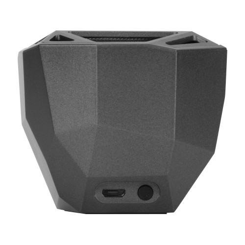 Портативная колонка «Geo», мокрый асфальт + белая подсветка