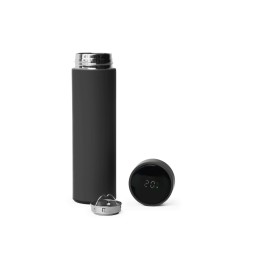 Термос FAMILY MARK LED, soft touch (Серый)