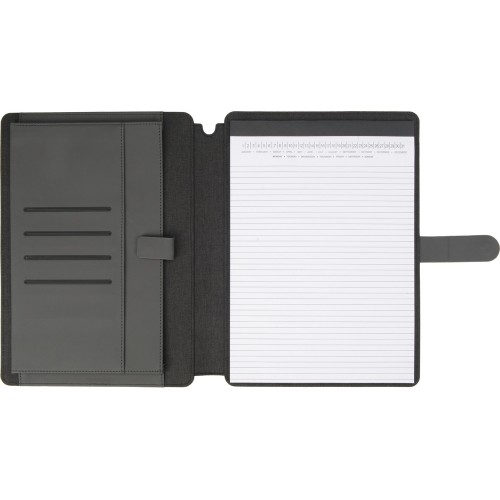 Папка для документов “Kadeo” с блокнотом, темно-серый (Р)