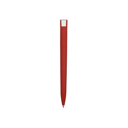 Ручка пластиковая soft-touch шариковая «Zorro», красный/белый