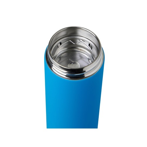 Термос «Confident» с покрытием soft-touch 420мл, голубой