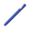 Ручка шариковая пластиковая "Quadro Soft", квадратный корпус с покрытием софт-тач, синий