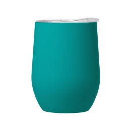 Термокружка Sense Gum, soft-touch, непротекаемая крышка, 370мл, крафтовая упаковка, бирюзовый 320C