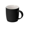 Кружка с покрытием soft-touch "Dalgona", черный (P)