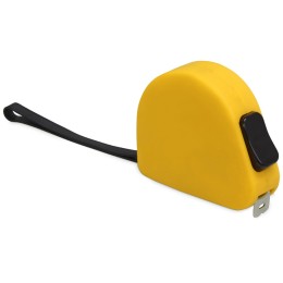 Рулетка 3м "Meter", софт-тач, желтый