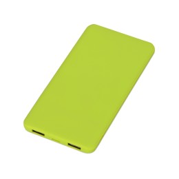Портативное зарядное устройство «Reserve» с USB Type-C, 5000 mAh, зеленое яблоко