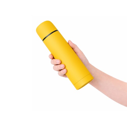 Термос «Ямал Soft Touch», 500мл, желтый