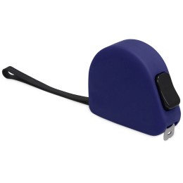 Рулетка 3м "Meter", софт-тач, темно-синий