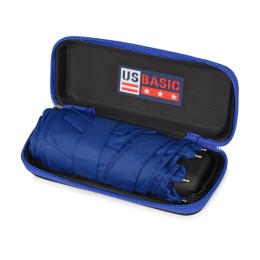 Зонт складной "Frisco", механический, 5 сложений, в футляре, синий