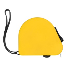 Рулетка 3м "Meter", софт-тач, желтый