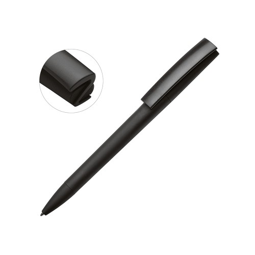 Ручка пластиковая soft-touch шариковая «Zorro», черный