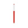 Ручка шариковая Pigra модель P03 PRM «софт-тач», красный/белый