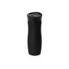 Вакуумная термокружка с кнопкой Streamline, Waterline, soft-touch, тубус, черный