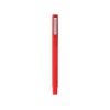 Ручка шариковая пластиковая "Quadro Soft", квадратный корпус с покрытием софт-тач, красный