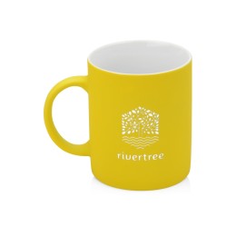 Кружка с покрытием soft-touch «Barrel of a Gum», желтый