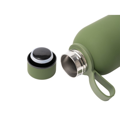 Термобутылка из переработанной нержавеющей стали 500 мл Сивас (SIVAS), темно- зеленый