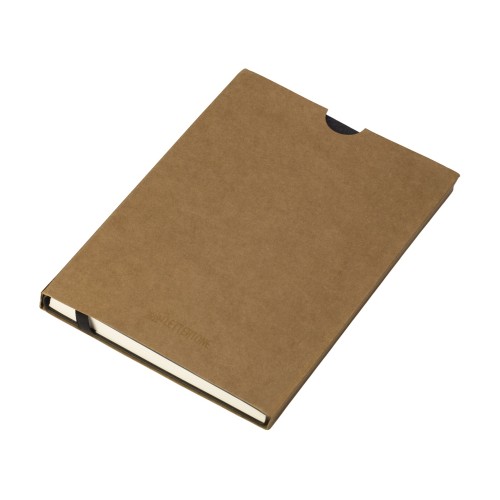 Бизнес блокнот "Supreme" с вставкой из софт-тача, гибкая обложка, 128 листов, черный