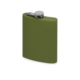 Фляжка 240 мл Remarque soft touch, 201 сталь, зеленый милитари (Р)