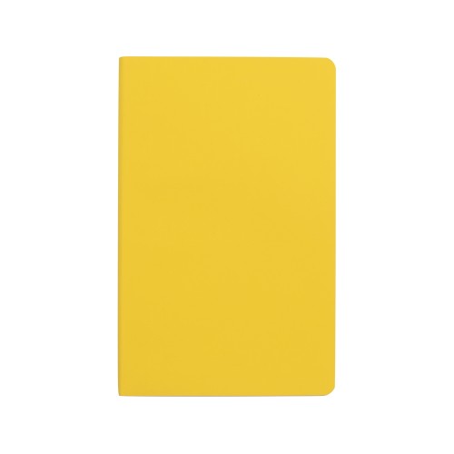 Блокнот А5 "Softy" 13*20,6 см в мягкой обложке, желтый (Р)
