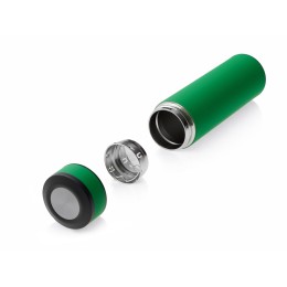 Термос «Confident» с покрытием soft-touch 420мл, зеленый