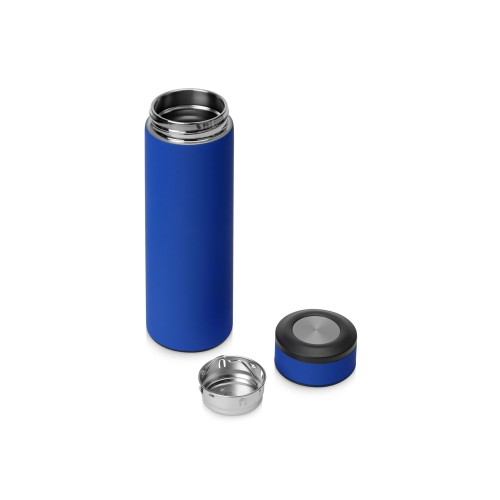 Термос «Confident» с покрытием soft-touch 420мл, синий